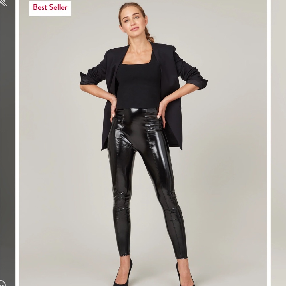 Spanx leather leggings